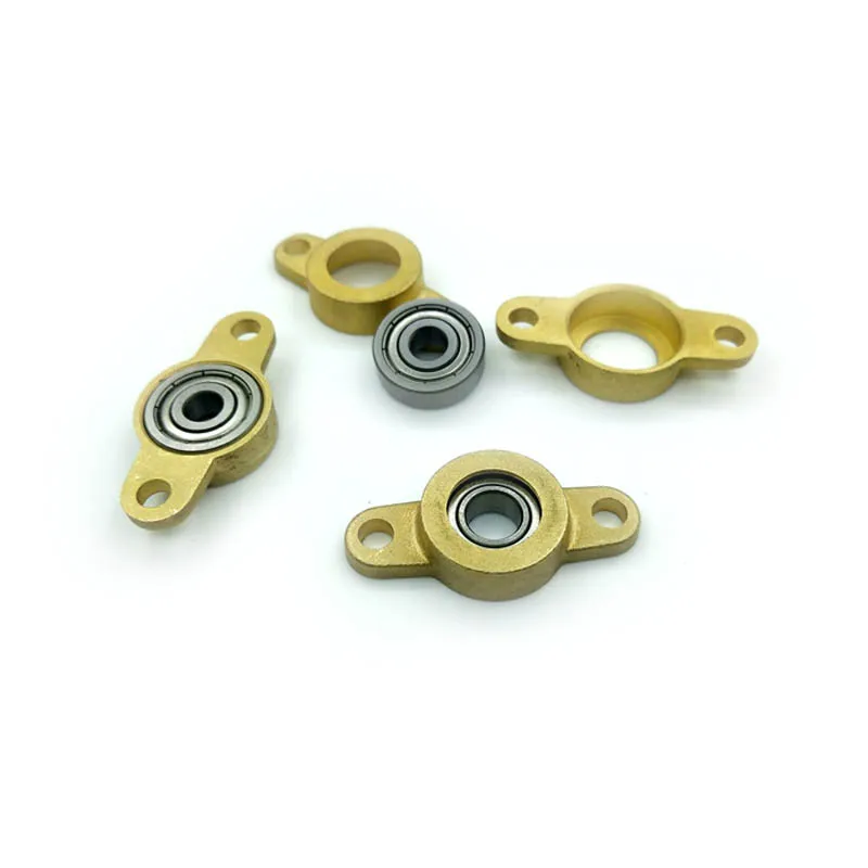 1/2pcs kande Waterproof rust-proof copper shell bearing with seat inner diameter 5mm 6mm7mm8mm10mmFL06/FL05/FL07/FL08/FL10 - view 6