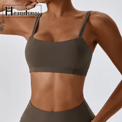 Women Fitness Naked Feeling Yoga Clothes Running Sexy Suspender Bra Yoga Push up Gym Top Women Training Beautiful Back Underwear