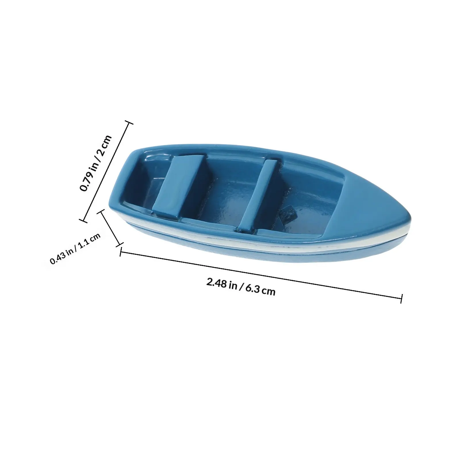 10Pcs Miniature Yacht Ship Realistic Resin Craft for Sandbox Micro Landscape Nautical Home Decor Coastal Display