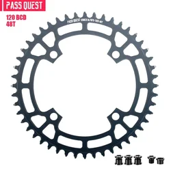 PASS QUEST 120 BCD chainring 36T 38T 40T 42T 44T 46T 48T road bike MTB chainring 120bcd suitable for sram X7 X9 XX 2X crank