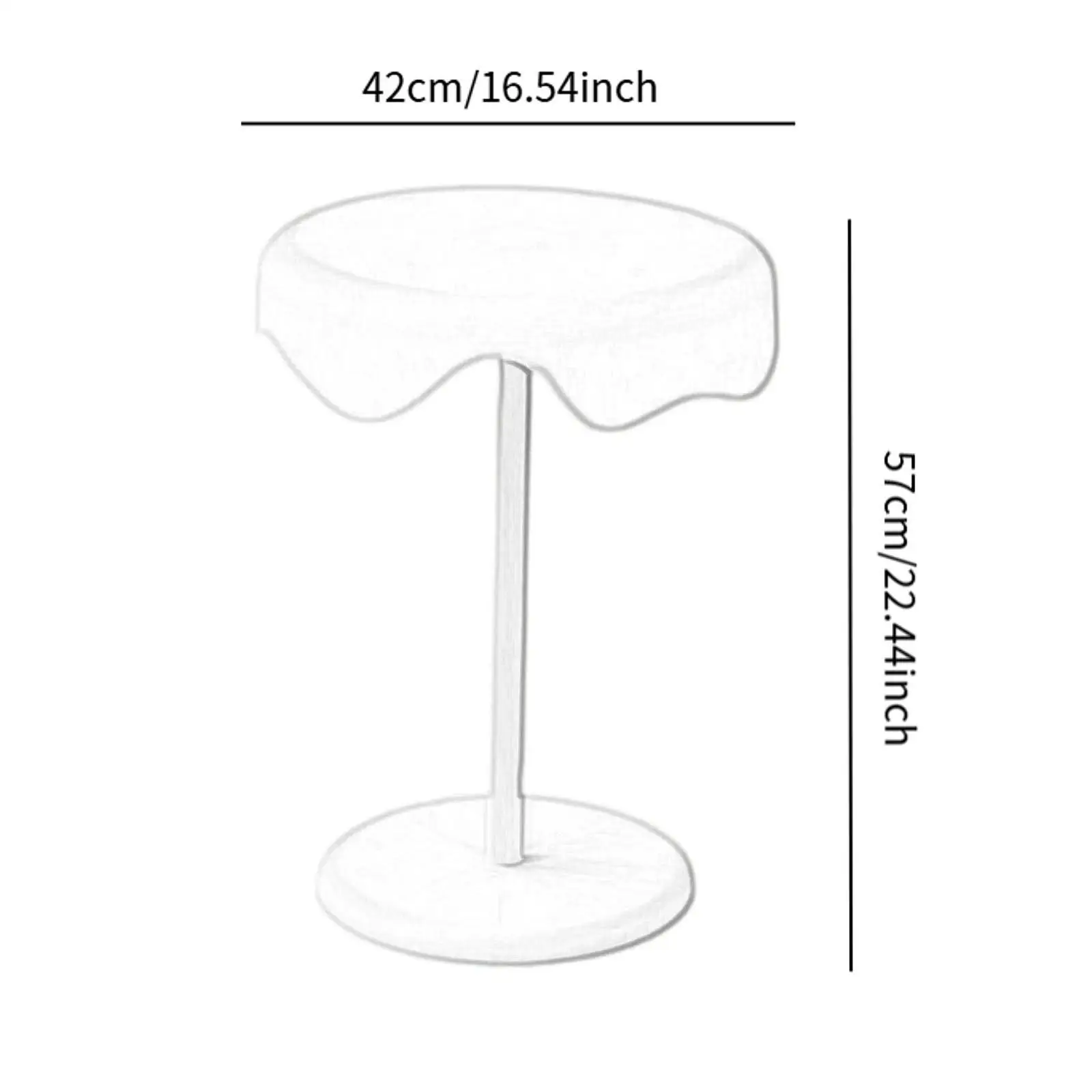 End Table Decoration Minimalistic Couch Table Stable Structure Drink Cocktail Table for Hotel Bathroom Living Room Cabin Bedroom