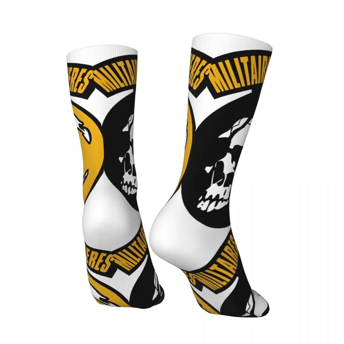 Hip Hop Vintage Zeichen verrückte Männer Kompression socken Unisex M-Metal Gear Street Style Muster gedruckt lustige Neuheit glückliche Crew