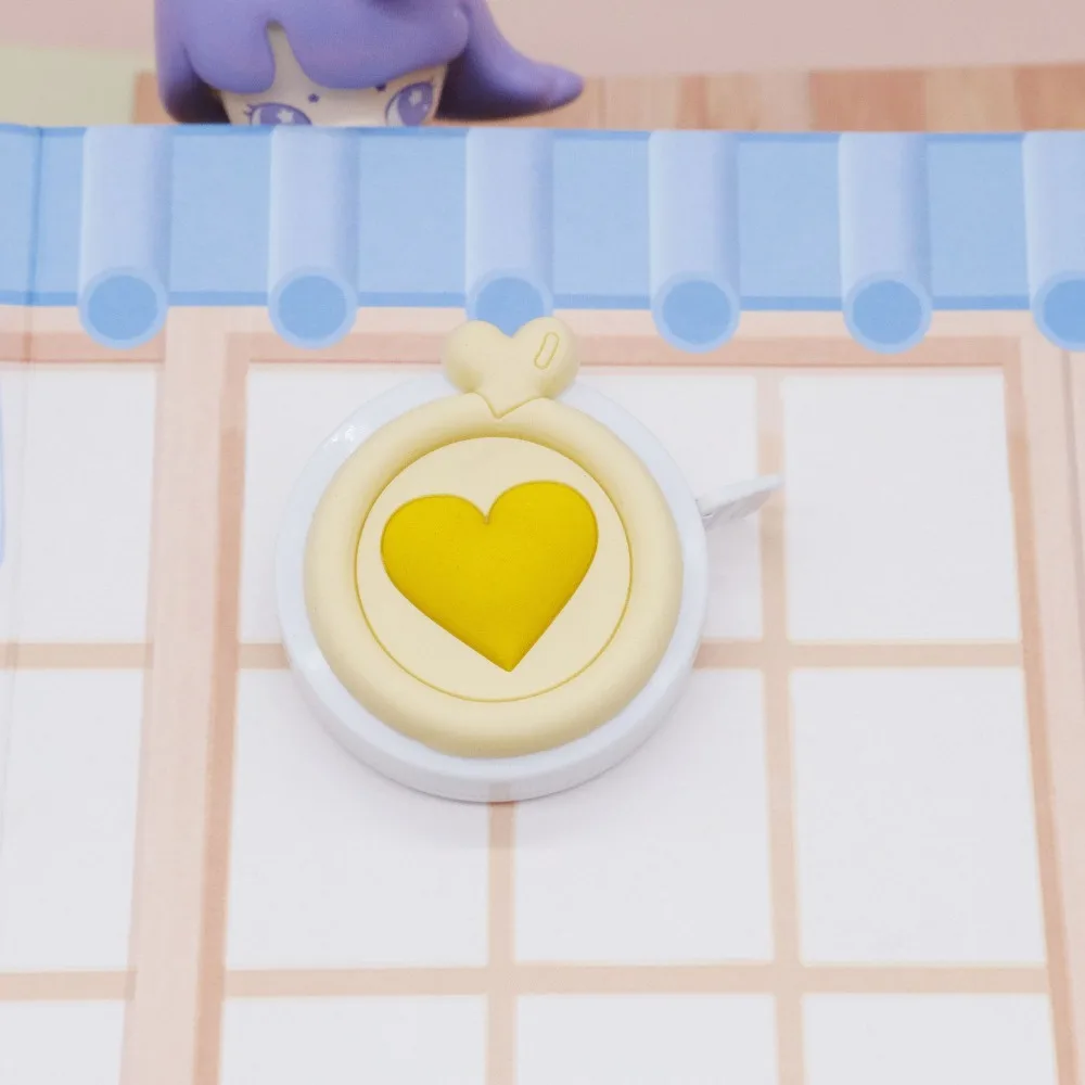 Mini Tape Meter Portable Mini Tape Measure Retractable Soft Cartoon Mini Tape Measure Flexible 1.5m Flower Tape Measure Student