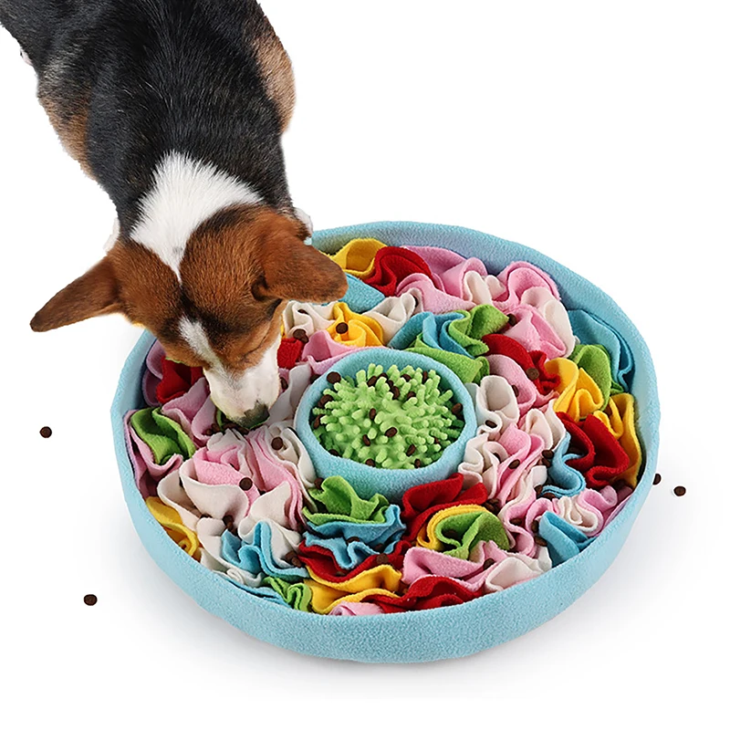 

Dog Snuffle Bowl Pad Smell Training Slow Feeding Bowl Interactive Improve Nose Sensitivity Washable Dogs Pad Pet Dog Accessories