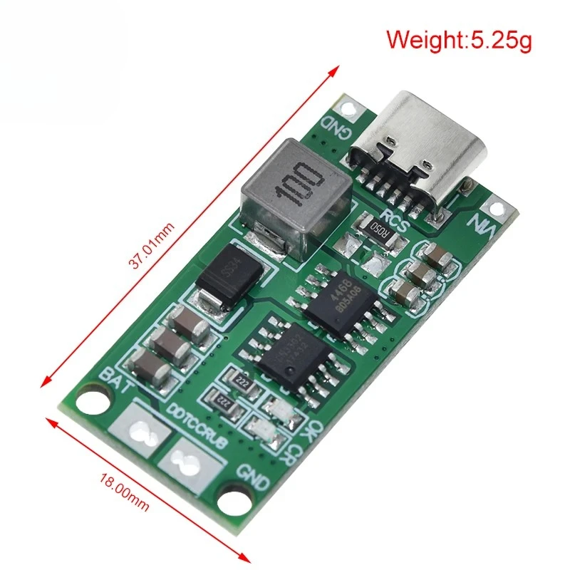 Multi-Cell 2S 3S 4S Type-C To 8.4V 12.6V 16.8V Step-Up Boost LiPo Polymer Li-Ion Charger 7.4V 11.1V 14.8V 18650 Lithium Battery