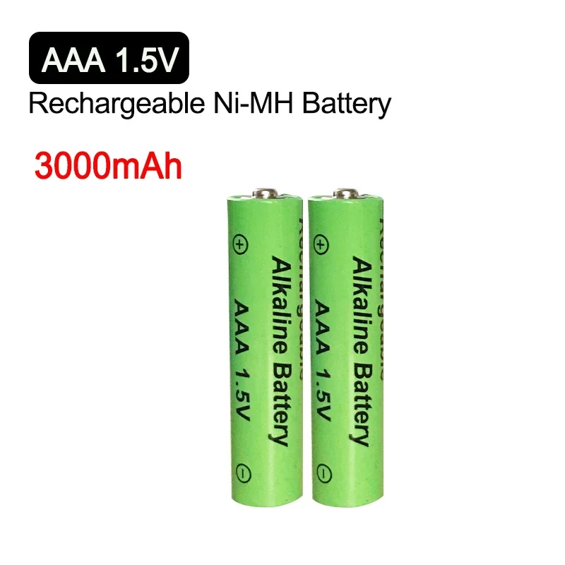 AAA 1.5V 3000mAh MJ Rechargeable NI-MH Battery for Clocks Mice Computers Toys So on