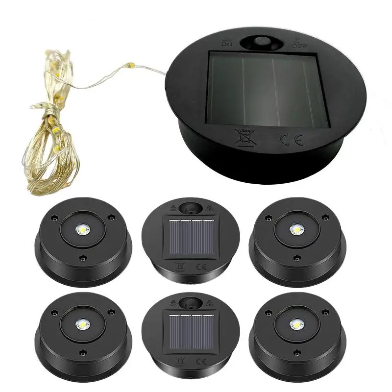 

Replacement Solar Light Parts 7PCS Solar Lantern String Lights Solar Lantern Replacement Top Versatile String Lights Replacement