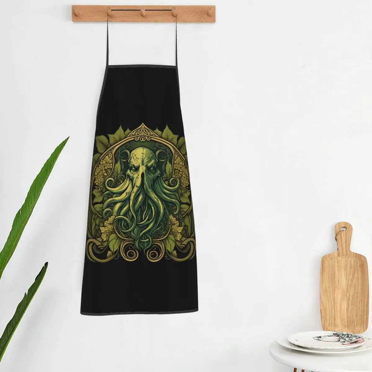 The Call Of Cthulhu Lovecraft Mythos Monster Aprons Chef Cooking Tablier Bib Kitchen Cleaning Pinafore for Women Men Gardening