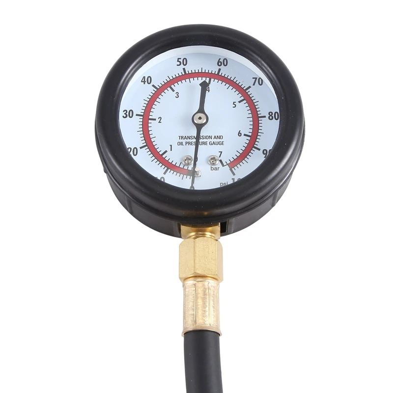 Auto Repair Tester Gasoline Pressure Gauge With 6.3 7.89 9.49 Connector Fast Connetion