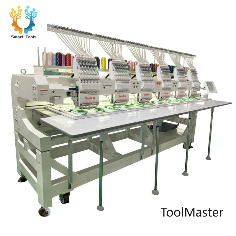 [2026] 6 8 Heads 12 15 Needles Commercial Computerized Embroidery Machine Programmable Embroidery Machines For Bulk Business