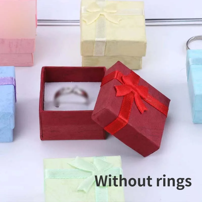 6PCS Random Color Mini Jewelry Storage Box Gift Box Is Perfect For Necklace Earrings And Rings First Choice