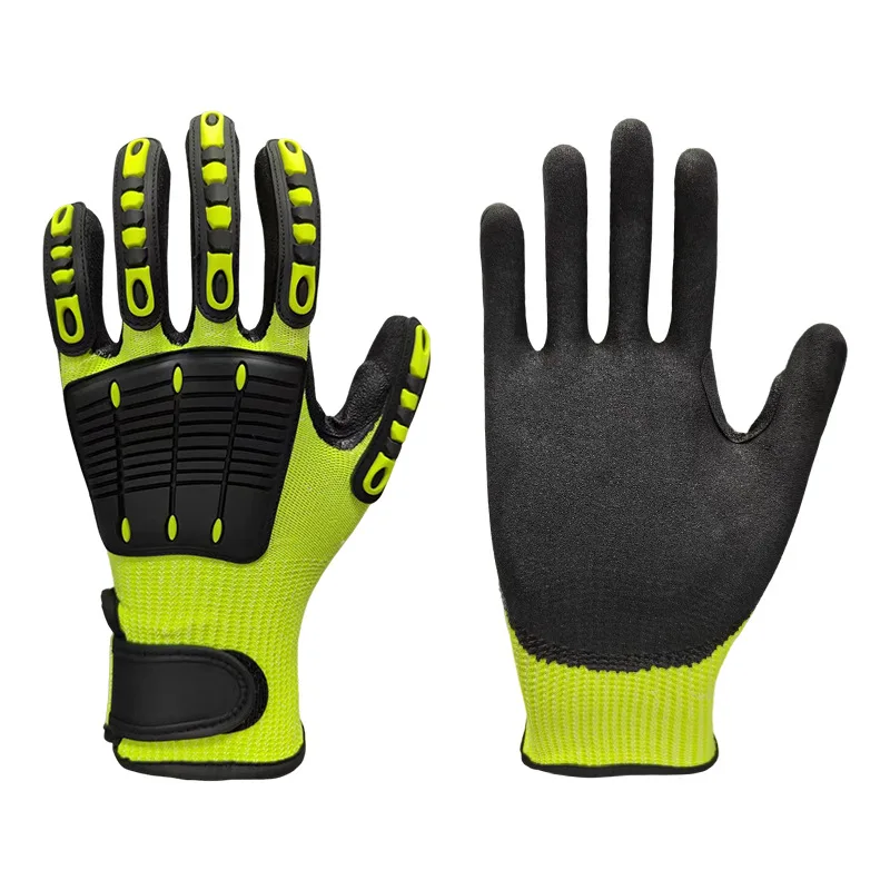 Mechanical TPR Anti Cutting Gloves Anti-vibration Anti-smashing Anti-collision Gloves Outdoor Cycling Rescue Safety Gloves