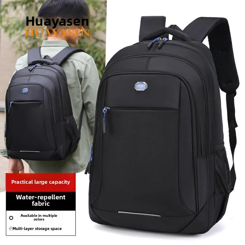 Large Capacity Student Backpack Lightweight Durable Business Travel Computer Bag for Men Suitable for High School And College...