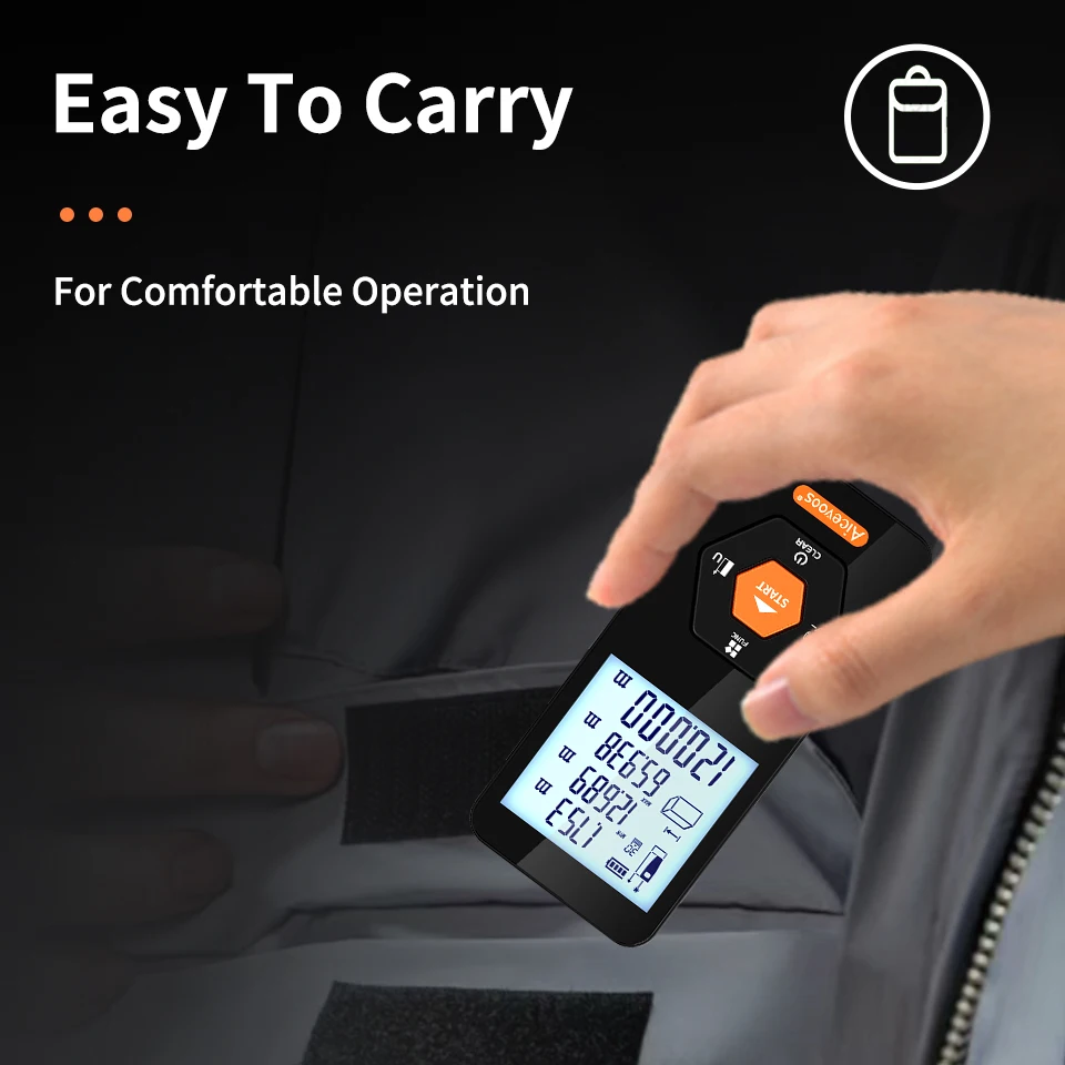 Aicevoos Rechargeable Digital Laser Rangefinder 50M 70M 100M 120M Laser Distance Meter Trena Laser Tape Measure Range Finder