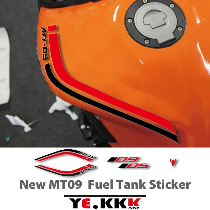 

For YAMAHA MT09 New MT09 MT-09 Fuel Tank Sticker Decal Foil Pull Flower High Quality Cut Sticker Waterproof