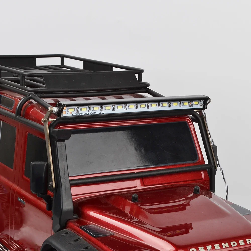 RC Super Bright 12LED Roof Lamp Light Bar for Traxxas TRX-4 TRX4 Defender 1/10 RC Crawler Car Upgrade