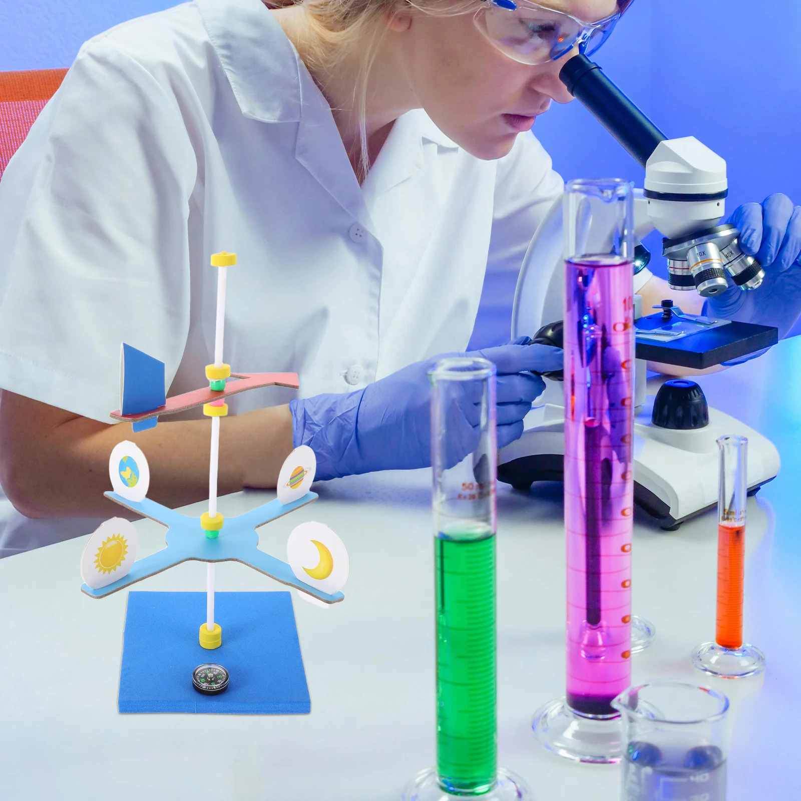 

Teaching Aids Weather Vane Toy Pupils Sponge Children's Science Experiment Kits