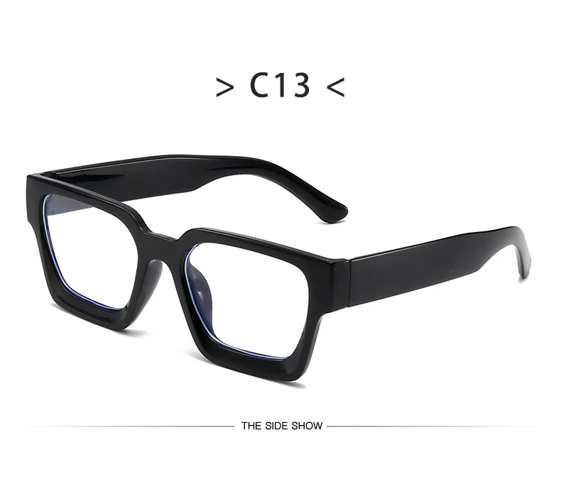 Neue Vintage-Sonnenbrille für Damen und Herren, Quadratischer PC-Rahmen, Marken-Designer Retro-Shades, Modische Sonnenbrille ﻿ für Männer – Detail 22