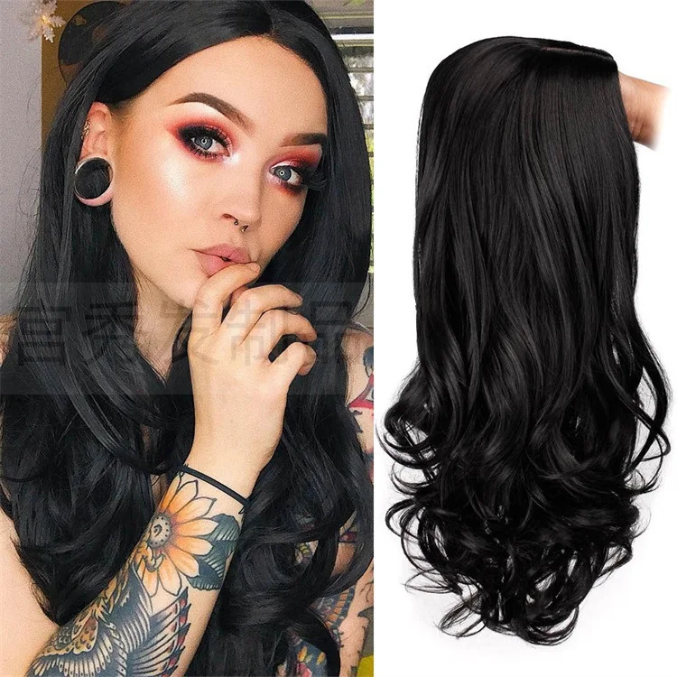 Wig Long Curly Hair Big Wave Chemical Fiber Mechanism Headgear Wig