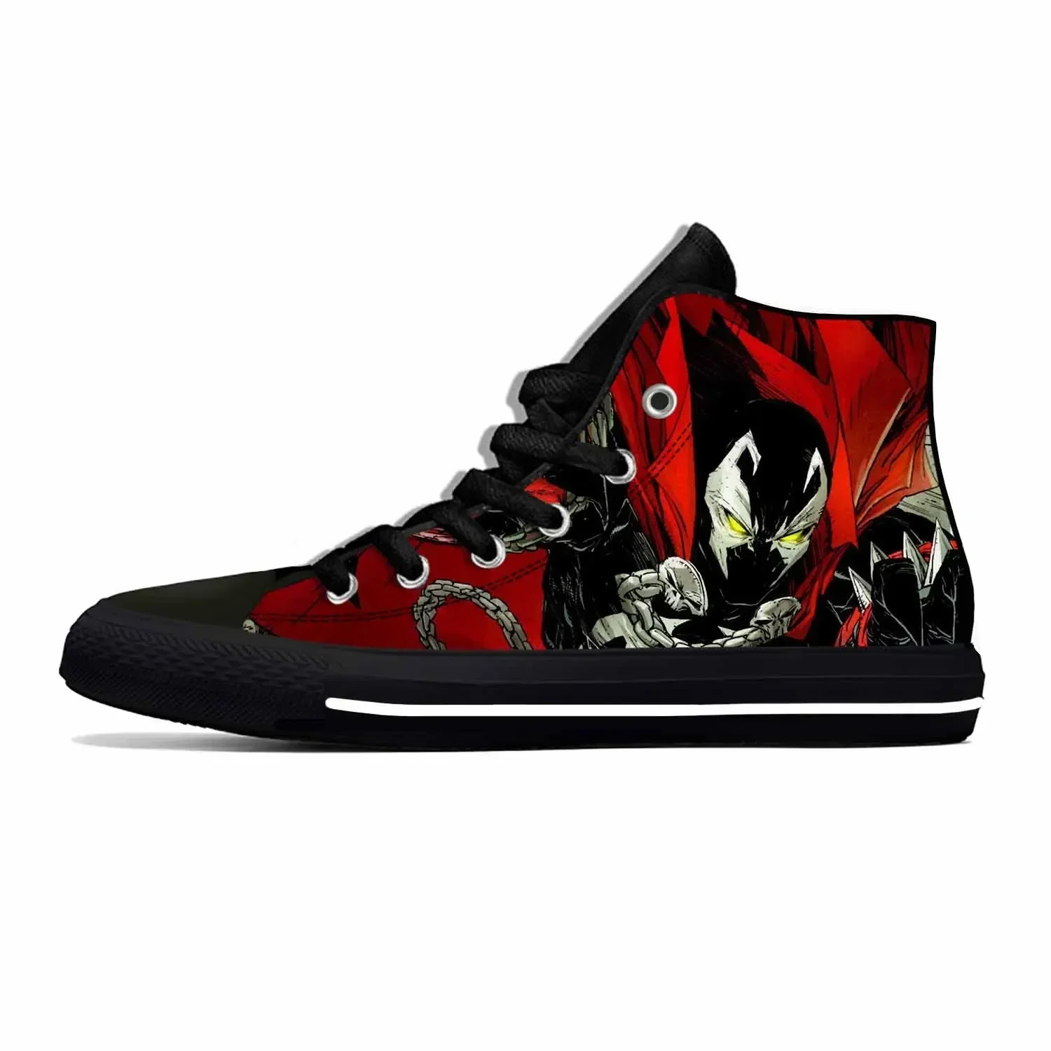 Anime Cartoon Manga Comic Spawn Superhero Fashion Casual Cloth Shoes High Top Lightweight Breathable 3D Print Men Women Sneakers