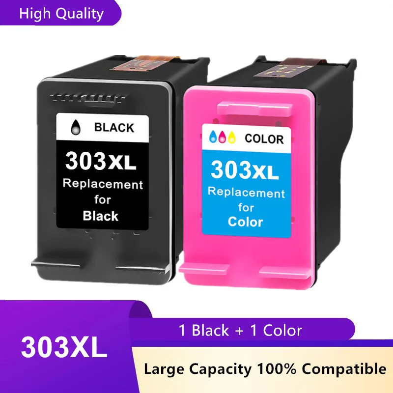 Compatible Ink Cartridge 303XL For HP 303 XL For HP303 Envy 6220 6222 6230 6234 6252 6255 6258 7822 7830 7855 7858 7864 Printer