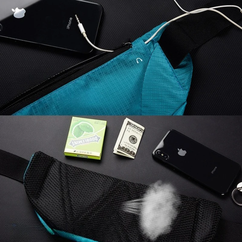 Lekkie nerki sportowe do biegania na świeżym powietrzu o dużej pojemności, saszetki biodrowe na telefon komórkowy dla kobiet i mężczyzn.