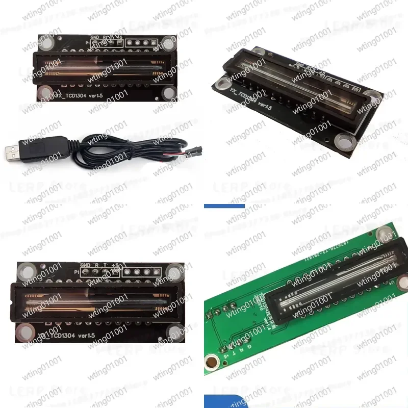 for TCD1304 Linear CCD Sensor Board with USB Interface for Spectral Data Capture and Analysis Software Driver Included