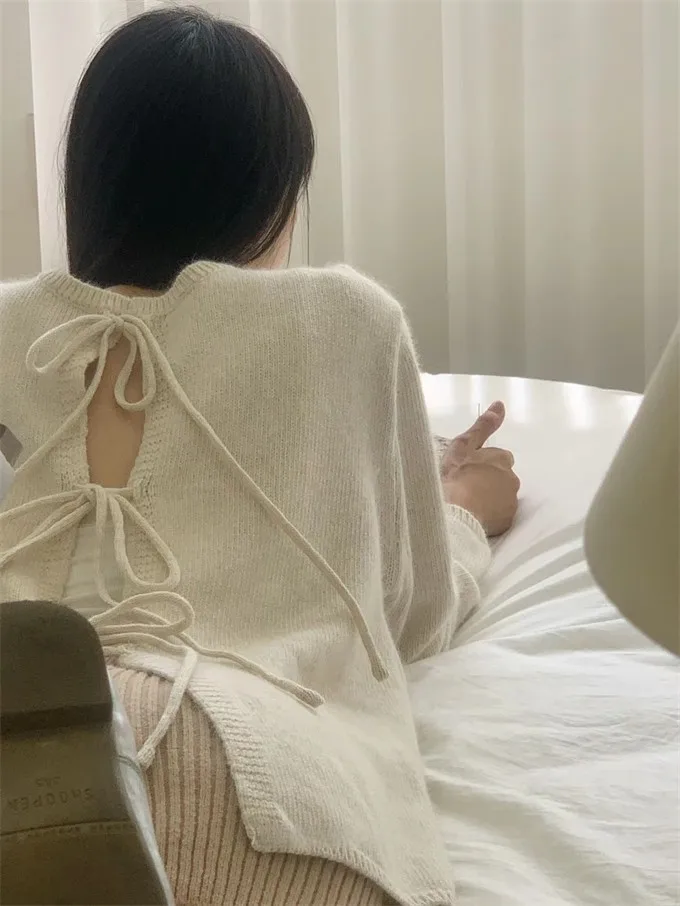 

Sweaters Jumpers Cardigans Womens Cropped Y2K Lyocell Knit Colorful Waist Loose Garden Party Casual Comfortable Fashion Soft Ins