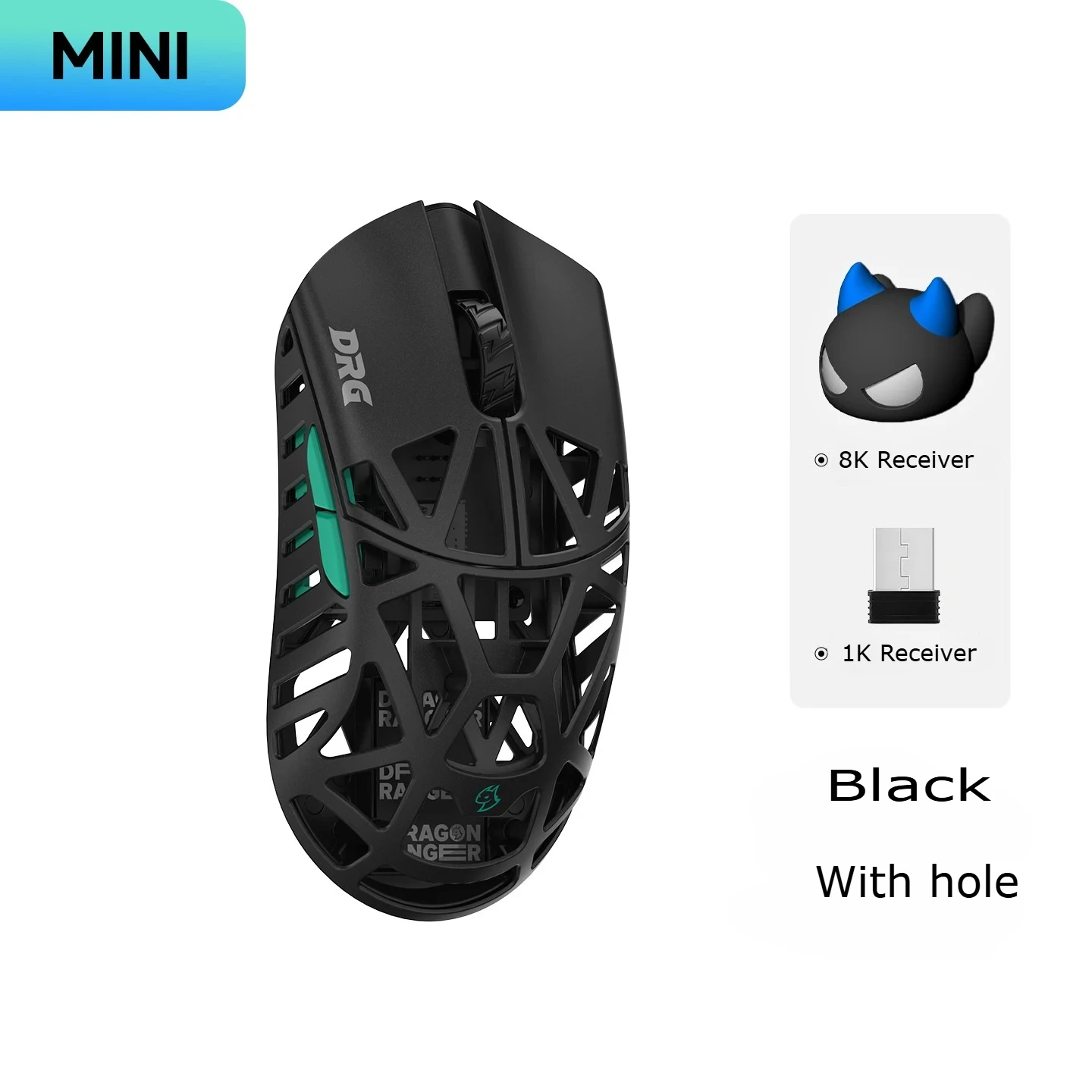 WL MOUSE DRG Flower Beast Mini Max Mouse PAW3950HS 8K Magnesium