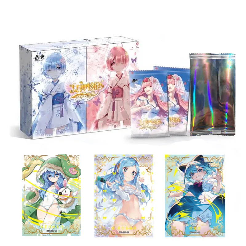 Wholesale Jiangka Goddess Story Vol.1 Sealed Booster Case Anime Waifu Trading Cards Bulk Full Case Collectible TCG Trading Cards