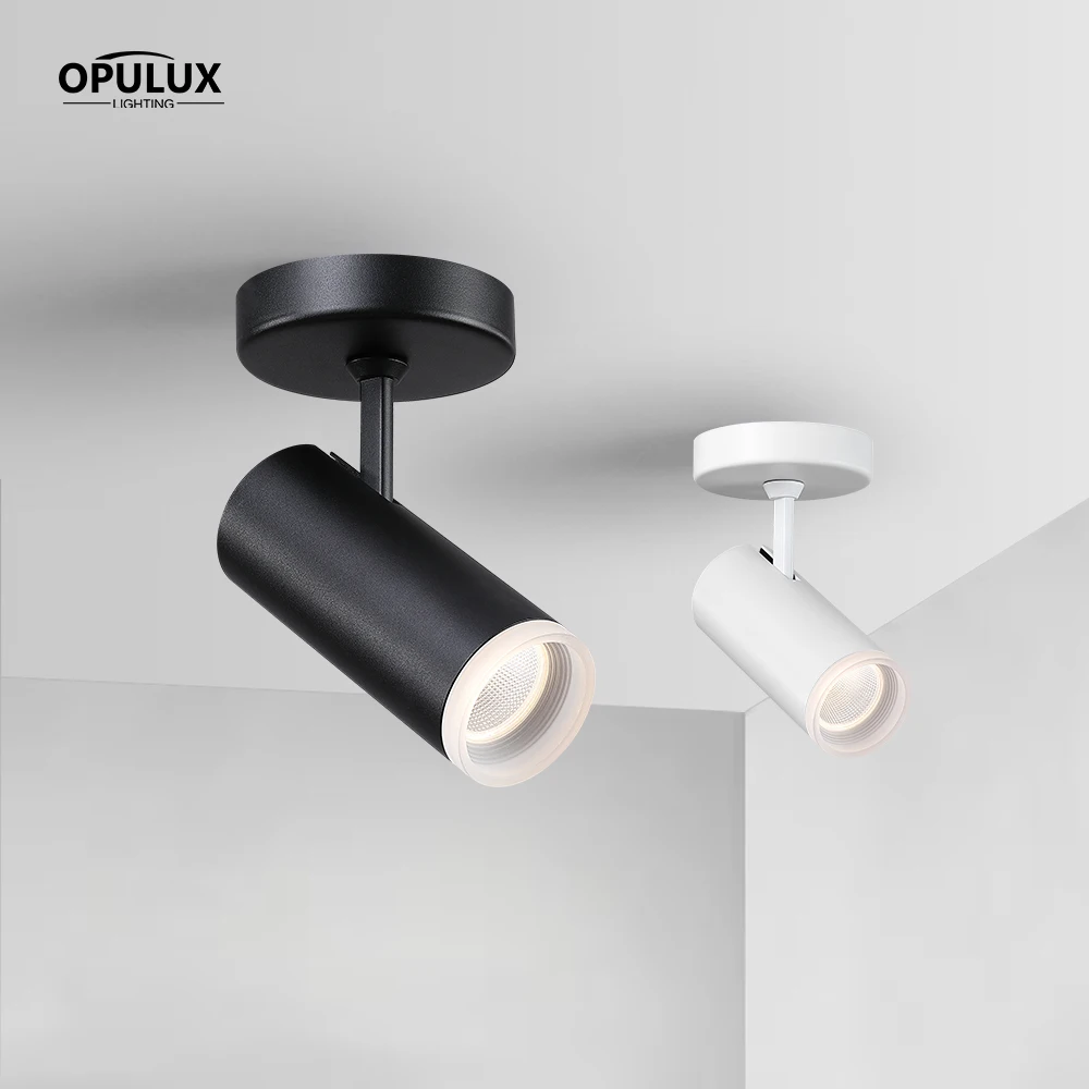 

Opulux 9W LED Ceiling lamp Spotlight Indoor Dimmable Adjustable 90° Anti Glare for Living Room Picture Artwork Lighting CRI 97