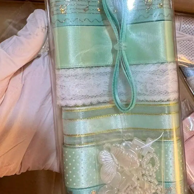 7-teiliges Set: Neue Bänder, Gumei-Abzeichen, DIY-Bastelmaterialien, Schleifenplatten, Bronzierung, Dekoration, Geschenk für Freunde – Detail 8