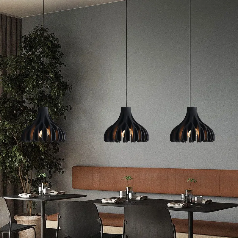 Lampu Gantung Nordik Ruang Tamu - Lampu Resin Macaron Desainer untuk Meja Restoran Bar Dekorasi Komersial Kreatif