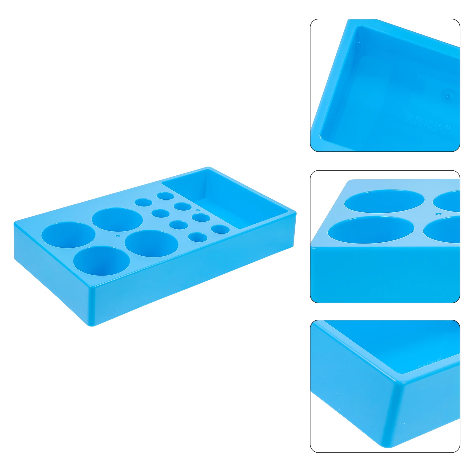 

Tray Specimen Box Test Tube Stand Stool Sampling Holder Rack Urine Sample Cup Cups Sky-blue Vial Tubes