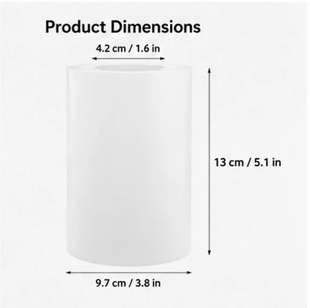 Table Lamp Shade Acrylic Material Sleek Modern Design Versatile Light Cover for Desk Bedside Floor Lamps Elegant Warm Ambience