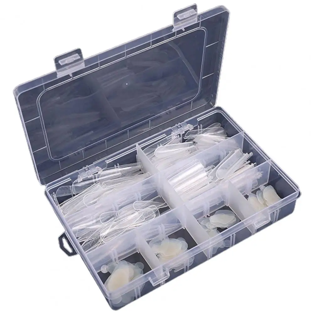 

Fake Nails 288Pcs/Box Universal Quick Building Long Lasting False Nails Finger Extension Gadget Nail Salon Supplies