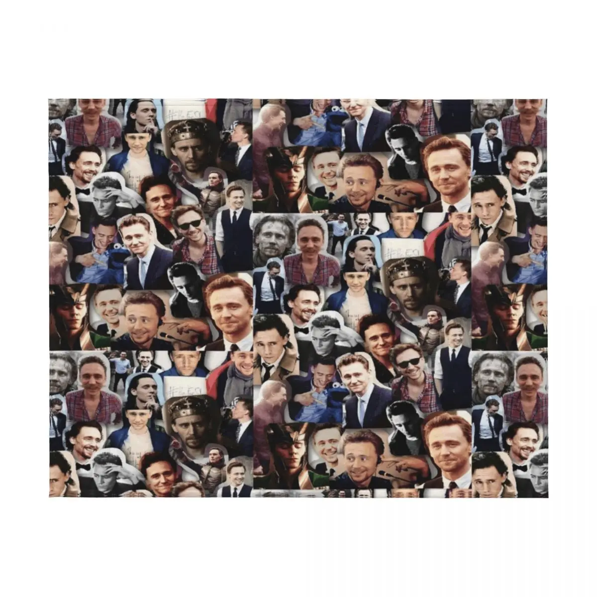 توم هيدلستون كولاج رمي بطانية الأرائك الزخرفية الطفل للأطفال أريكة سرير البطانيات #2