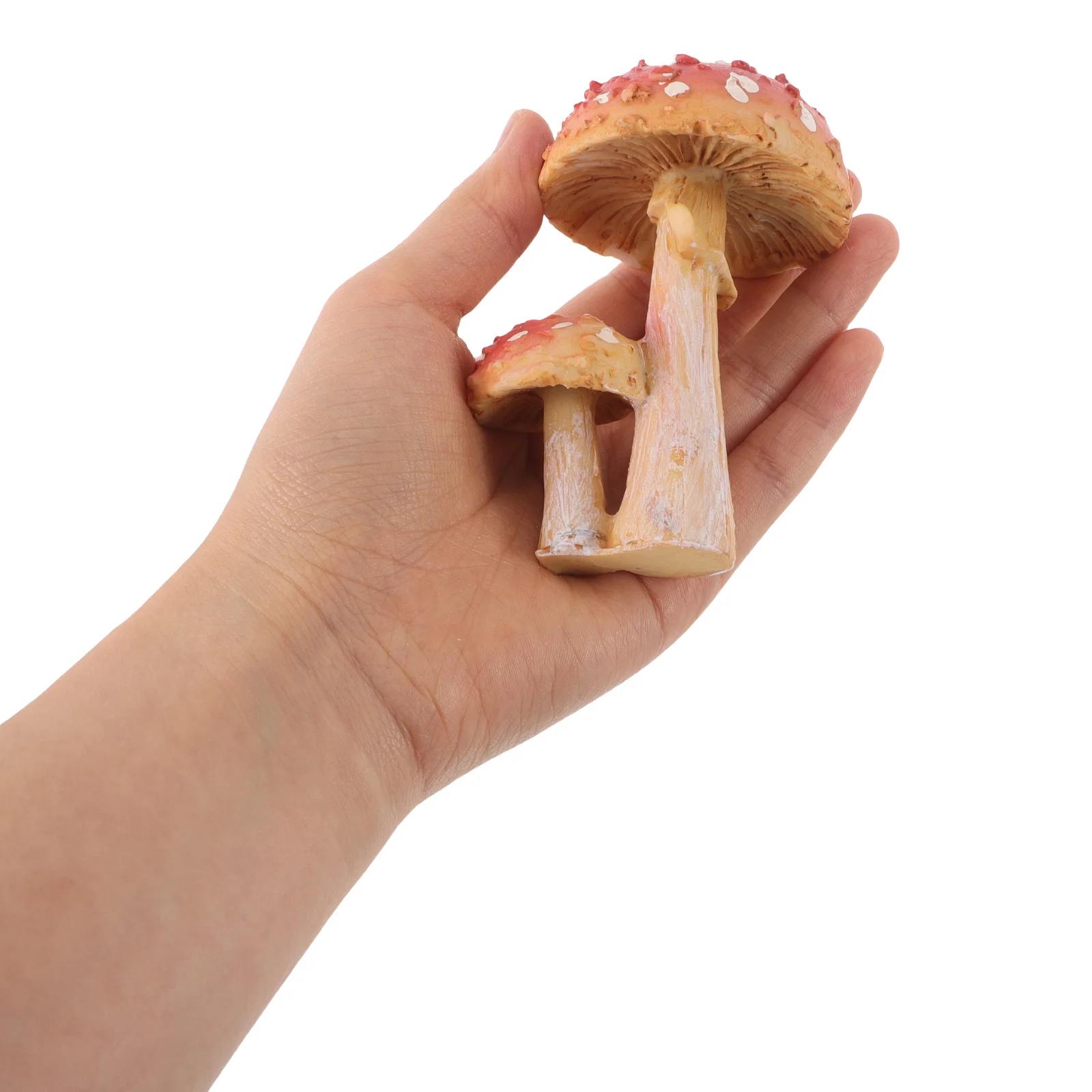 

3pcs Mushroom Garden Decoration: Resin Sculptures For Outdoor Yard Patio Lawn Gnome Ornaments Spring Summer Decor