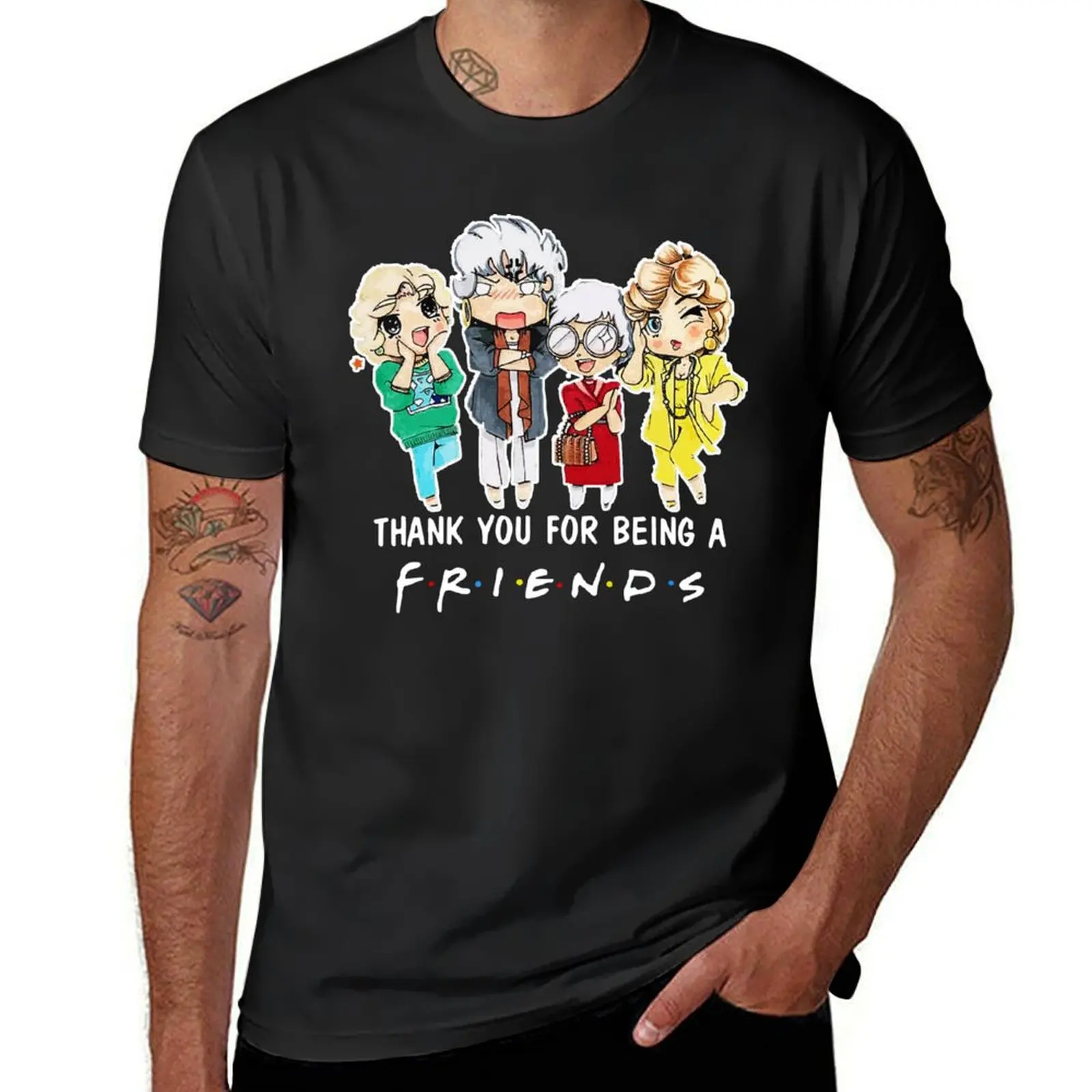 Copy of thanks you for being a friend-golden girls T-Shirt Aesthetic clothing heavyweights quick-drying tshirts for men