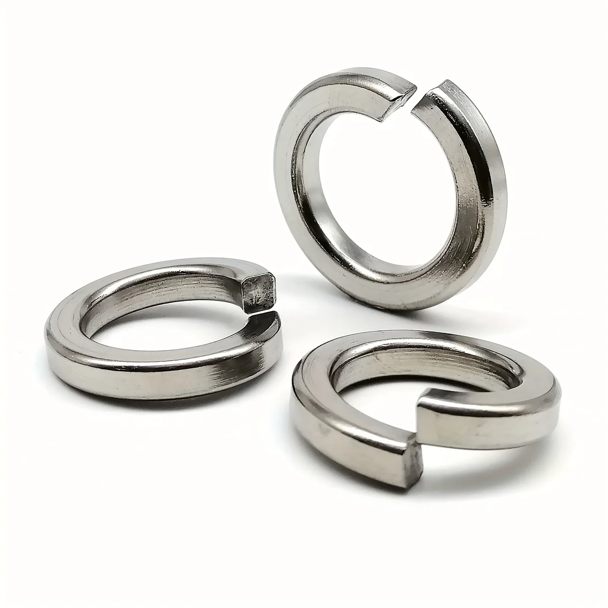 460PCS Rondelle di bloccaggio a molla in acciaio inossidabile Rondelle a molla aperte M2 M2.5 M3 M4 M5 M6 M8 M10 M12 Rondelle piatte, Rondelle a molla