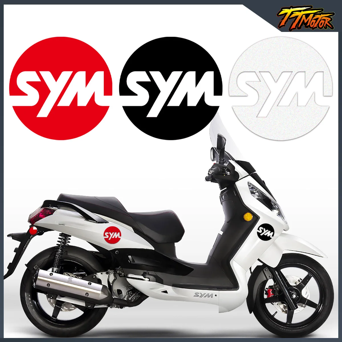 

Аксессуары для мотоциклов, наклейки, светоотражающая виниловая наклейка для SYM JET X 125 14 ADX 300 ADXTG 400 TL 508 JoymaxZ Cruisym Husky