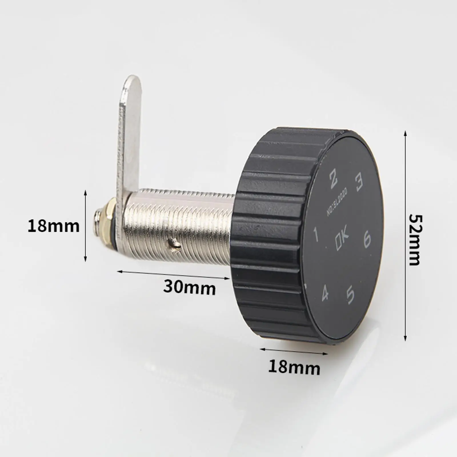 Chrome Zinc Alloy Digital Electronic Coded Lock Code Lock School Lockers cam