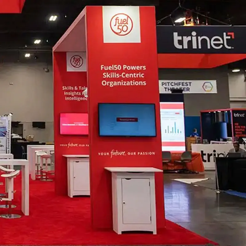 20x40ft كشك العرض التجاري عرض المعرض وحدات كشك المعرض الألومنيوم Seg النسيج كشك المعرض كشك المعرض