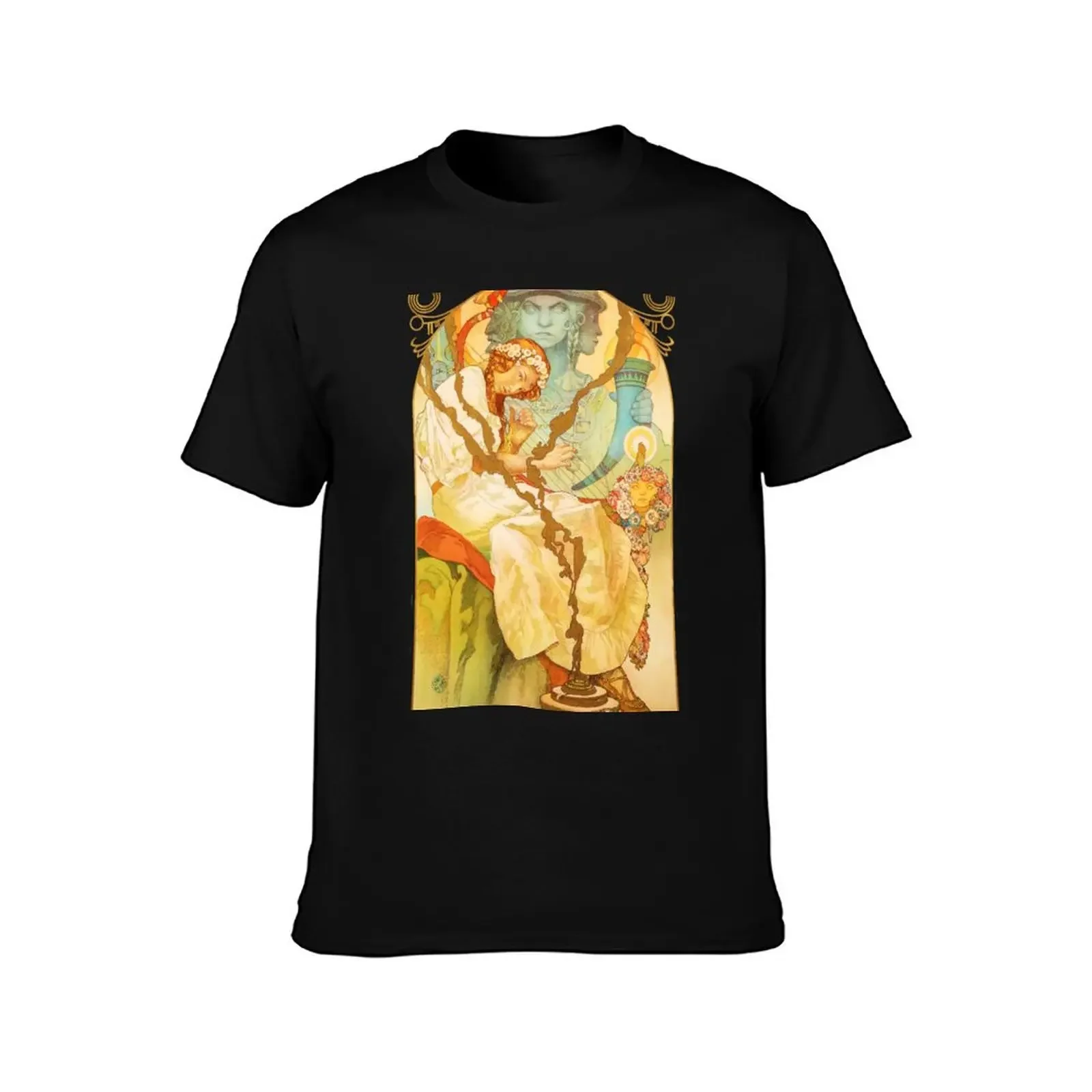 The Slav Epic (1928), Alphonse Mucha Art Nouveau - HIGH DEFINITION T-Shirt vintage t shirts men clothings