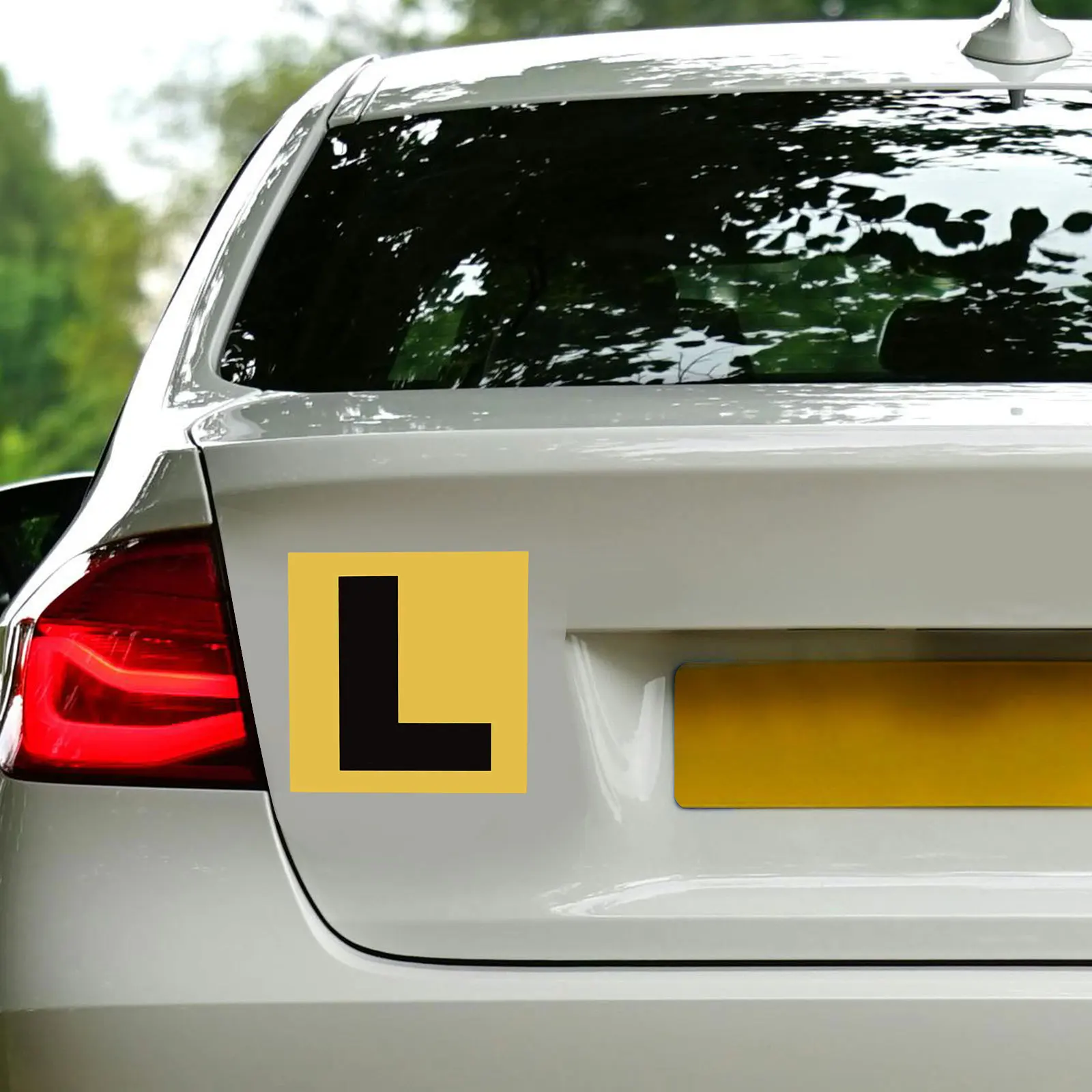 

2Pcs Removable Magnetic L Plates Stickers for Car Learner Driver New Driver Sticker Student Sign L Plates Magnetic Stickers