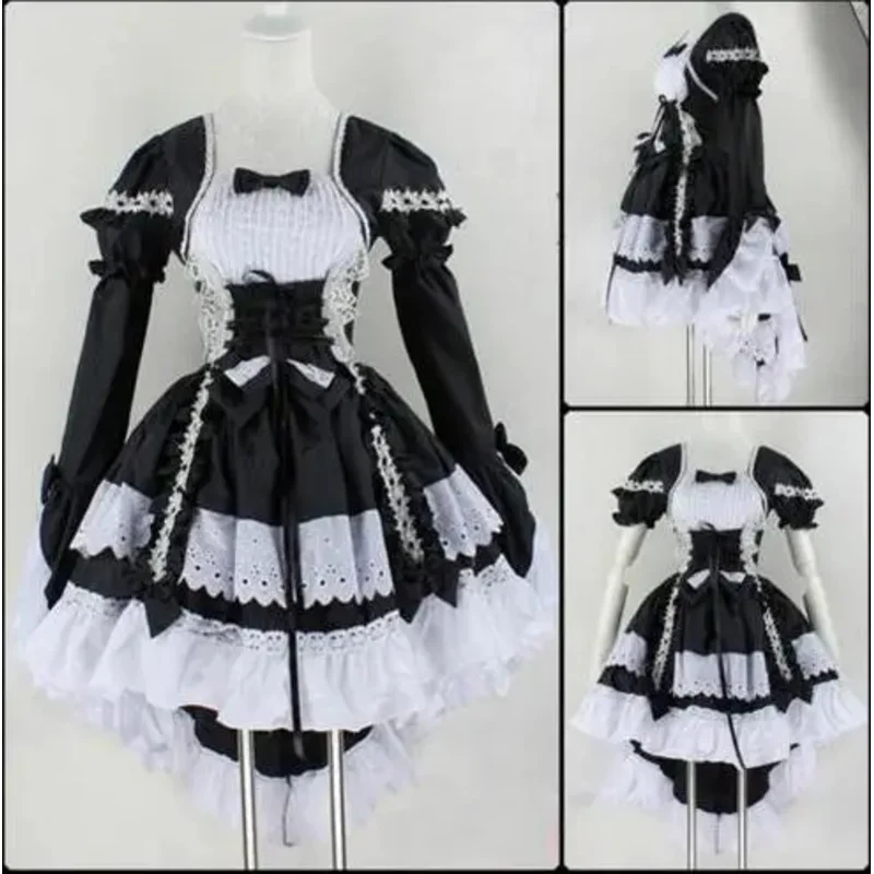 New 2017 Halloween costume for women girls sexy sweet Gothic lolita dress sippy maid uniform anime maid cosplay costume wa3931