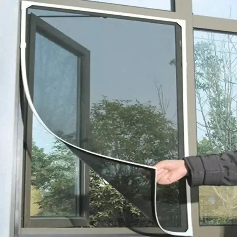 Indoor Mesh Mosquito Net Curtain, Breathable Insect Fly Screen for Home Door Window Anti-mosquito Protection