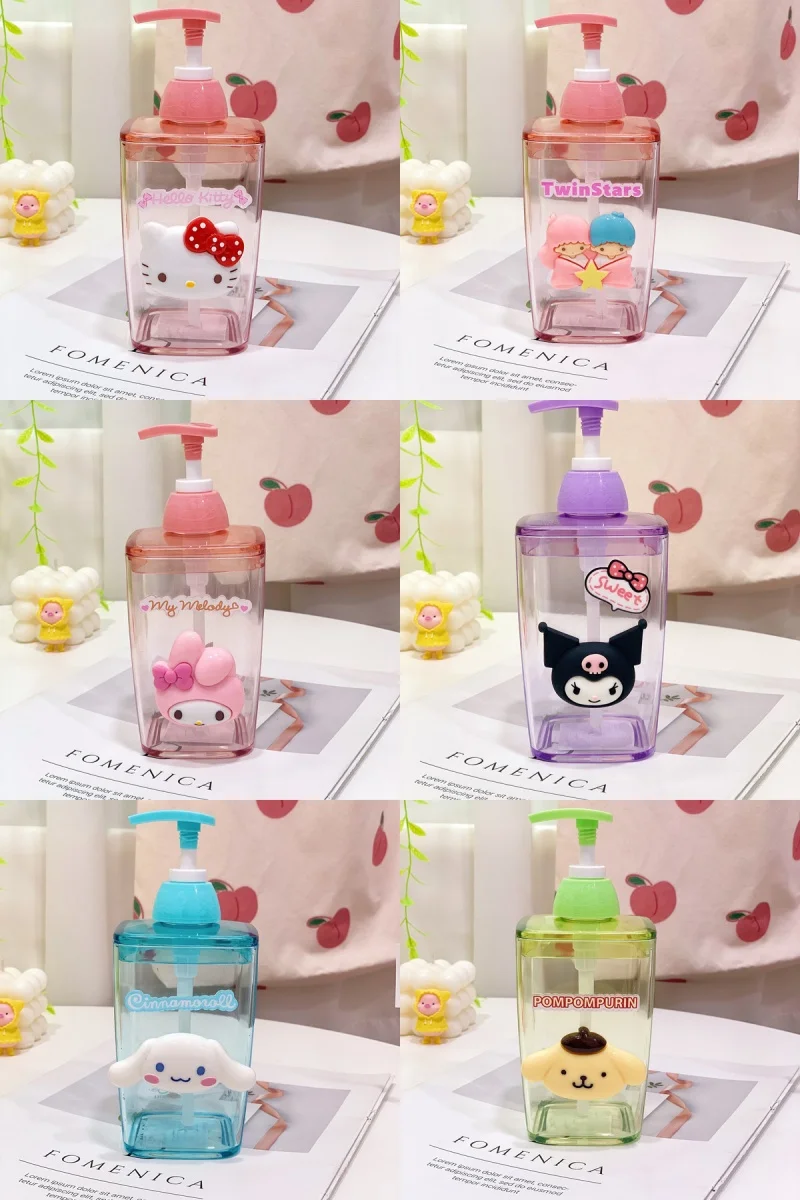 

Kawaii Cute Hello Kitty Storage Bottle Cartoon Anime Large Capacity Home Bathroom Decoration Student Girl Gift Wholesale