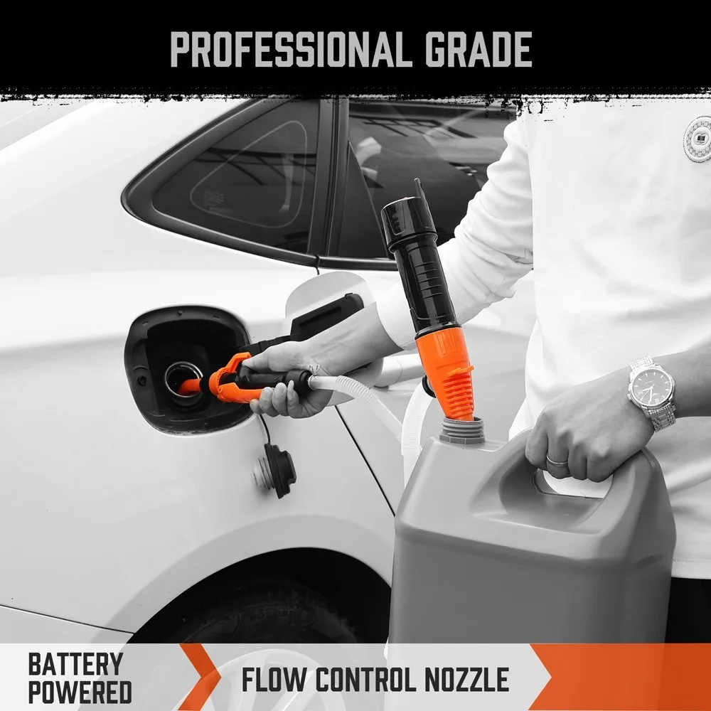 

High Quality Flow Control Nozzle Electric Fuel Pump Oil Pump Battery Type Electric Oil Pump Gasoline Pump Car Gas Oil Pump