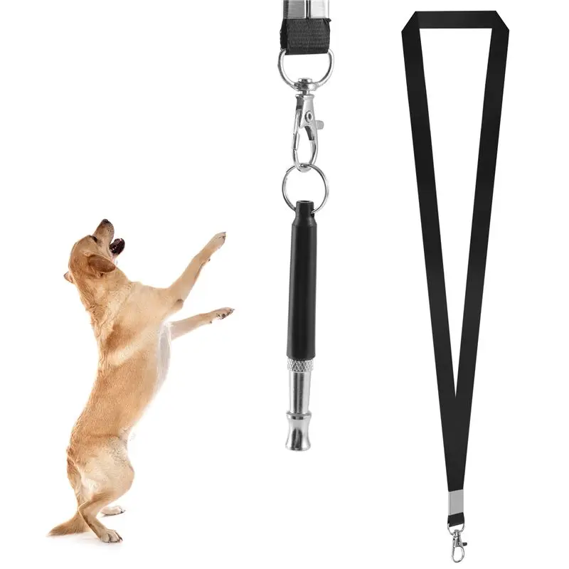 Apito para cães A67K, apito profissional para treinamento de cães para parar de latir, frequência ajustável, ferramenta de treinamento de som ultrassônico silencioso B